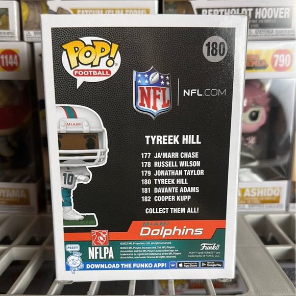 Funko POP! NFL Football Dolphins Tyreek Hill Figure #180 - Picture 4 of 7